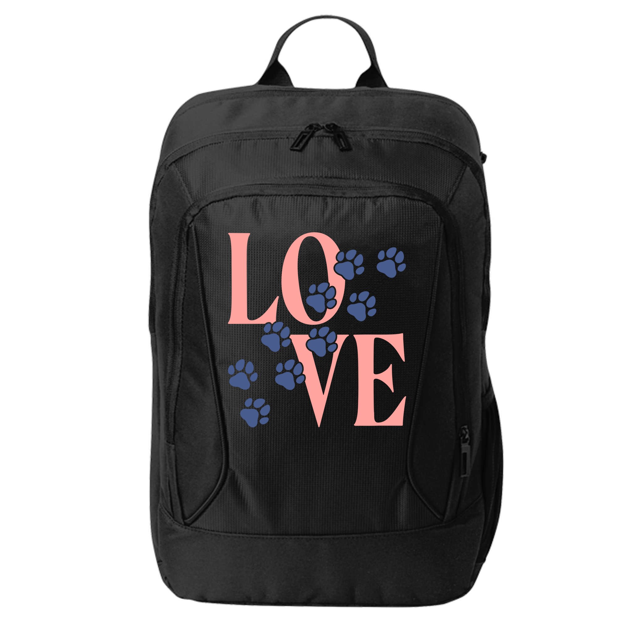 Love Paw Print City Backpack