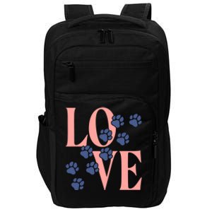 Love Paw Print Impact Tech Backpack