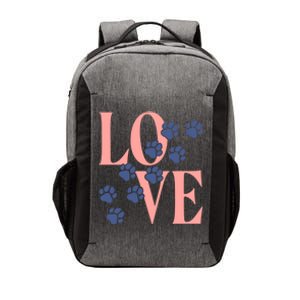 Love Paw Print Vector Backpack