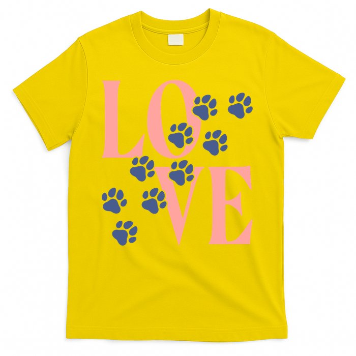 Love Paw Print T-Shirt