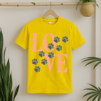 Love Paw Print T-Shirt