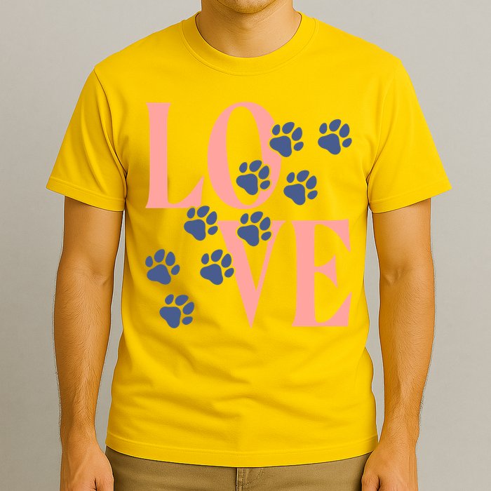 Love Paw Print T-Shirt