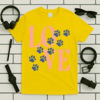 Love Paw Print T-Shirt