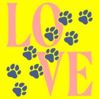 Love Paw Print T-Shirt