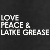 Love Peace & Latke Grease Funny Hanukkah 11oz C Handle Ceramic Mug