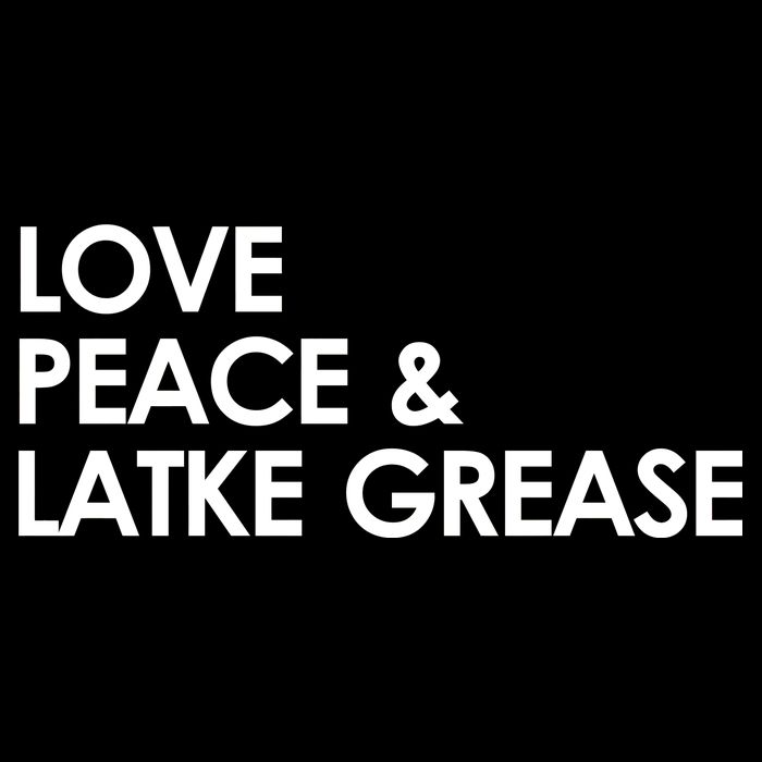 Love Peace & Latke Grease Funny Hanukkah Wool Snapback Cap