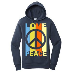 Love Peace Hippie Retro Women's Pullover Hoodie