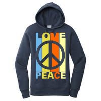 Love Peace Hippie Retro Women's Pullover Hoodie