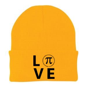 Love Pi Day 3.14 March 14th Math Geek Knit Cap Winter Beanie