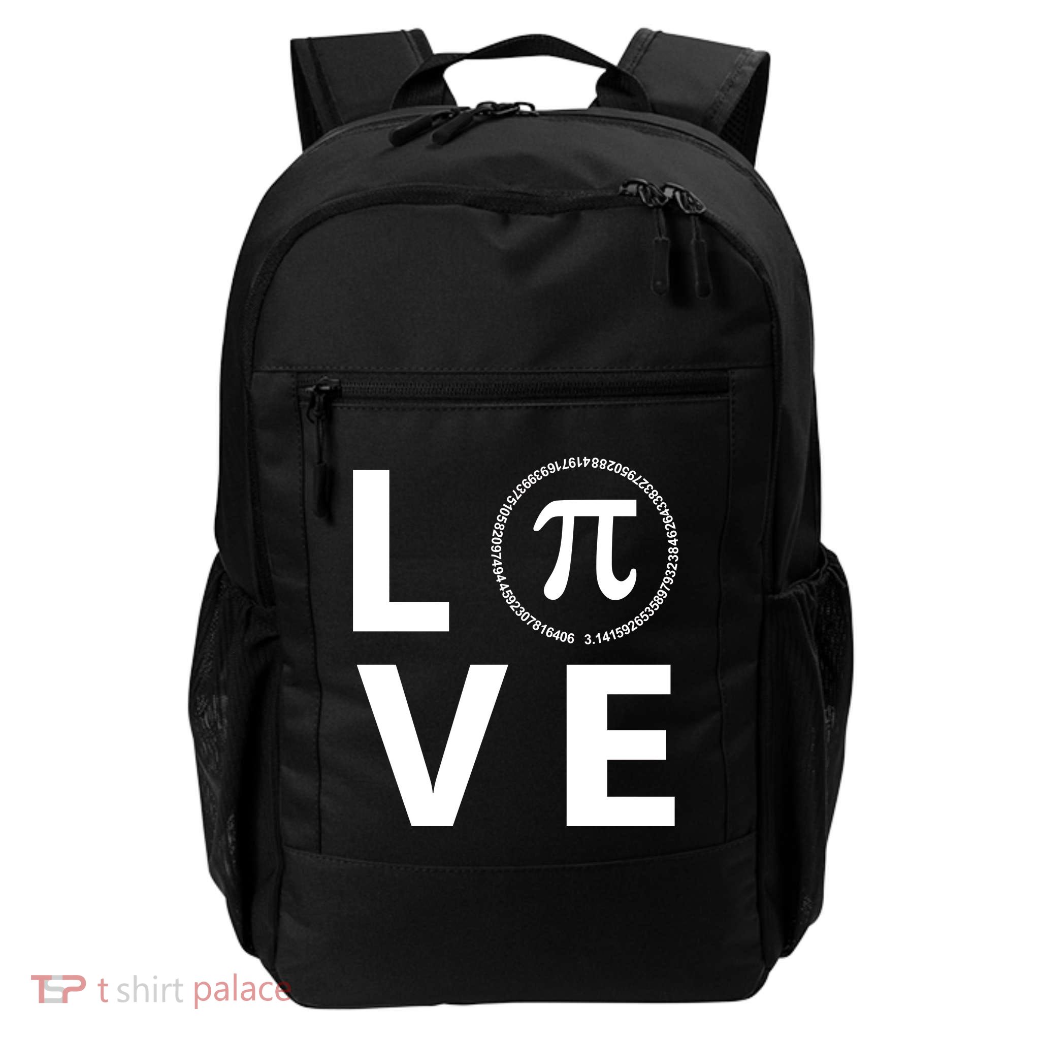 Love Pi Day 3.14 March 14th Math Geek Backpack