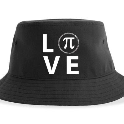 Love Pi Day 3.14 March 14th Math Geek Sustainable Bucket Hat