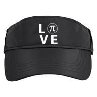 Love Pi Day 3.14 March 14th Math Geek Adult Drive Performance Visor