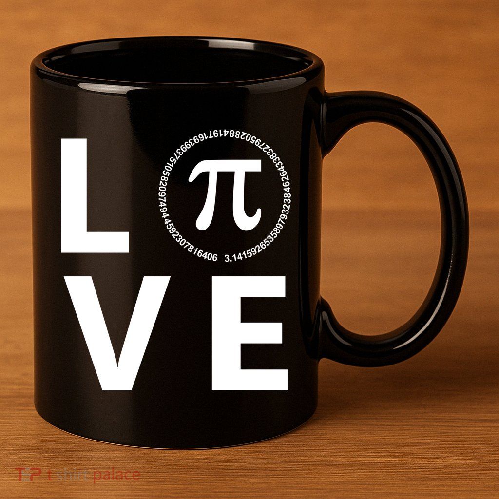 Love Pi Day 3.14 March 14th Math Geek 11oz C Handle Ceramic Mug