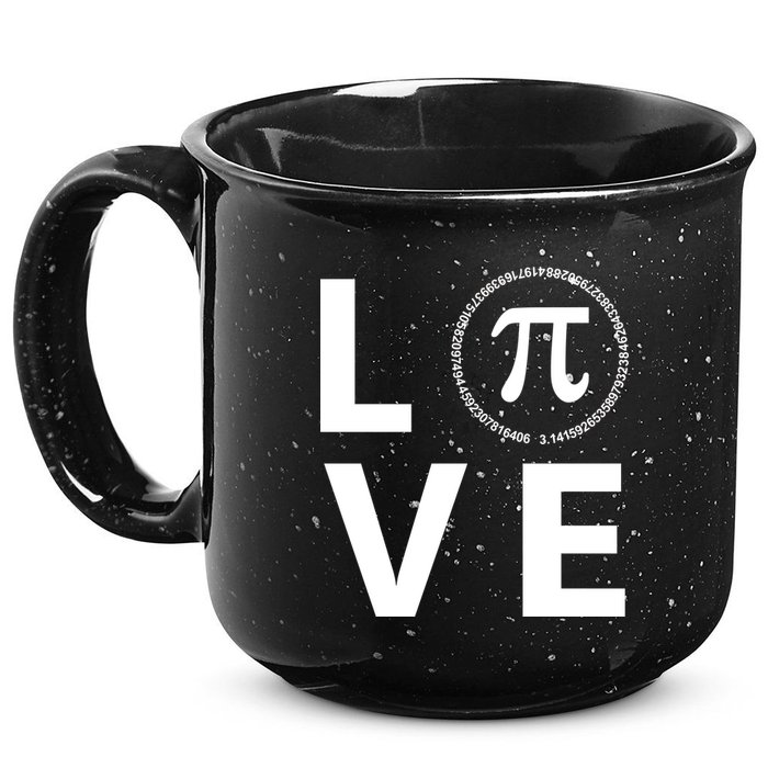 Love Pi Day 3.14 March 14th Math Geek 15oz Campfire Ceramic Mug