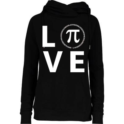 Love Pi Day 3.14 March 14th Math Geek Womens Funnel Neck Pullover Hood
