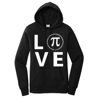 Love Pi Day 3.14 March 14th Math Geek Women's Pullover Hoodie