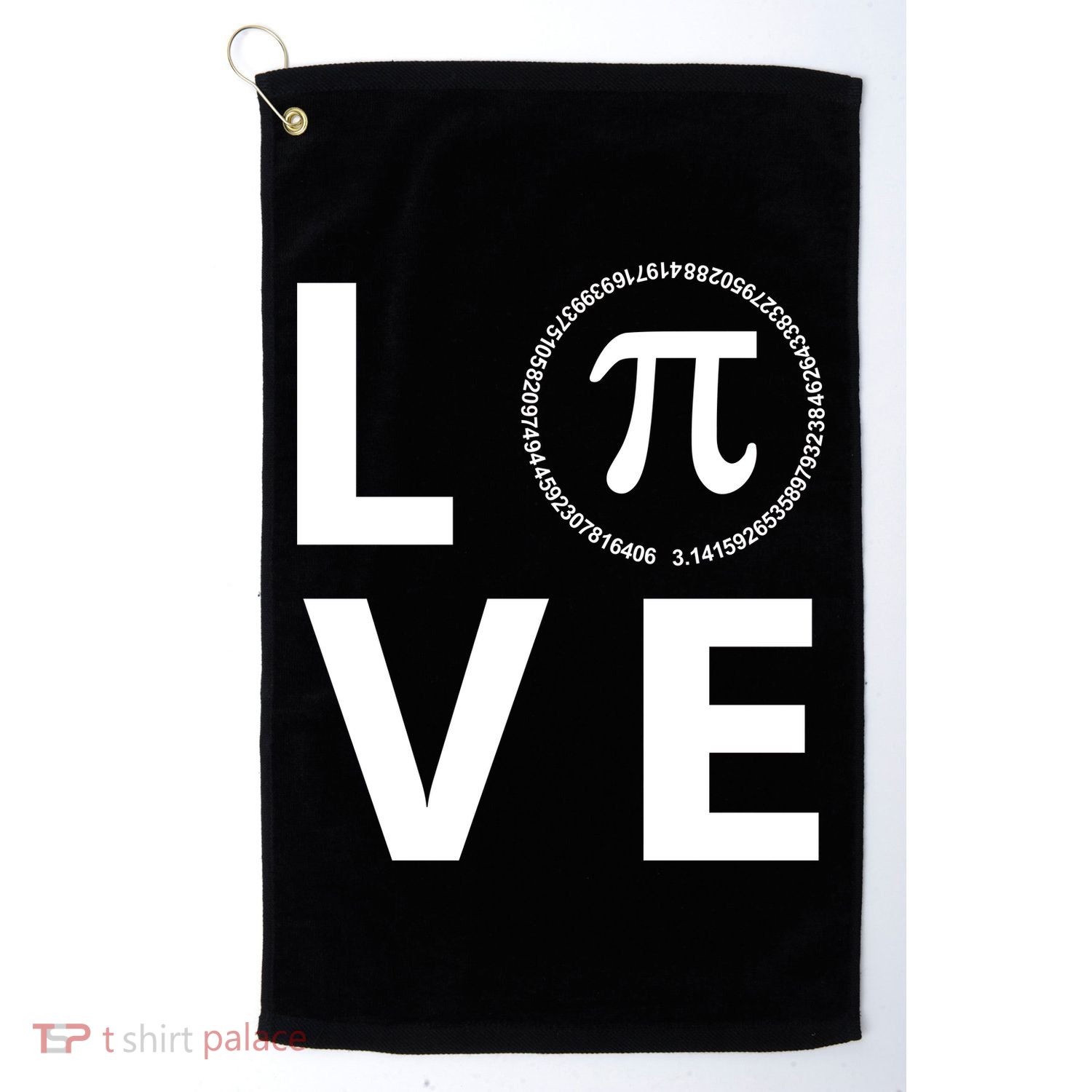 Love Pi Day 3.14 March 14th Math Geek Golf Towel