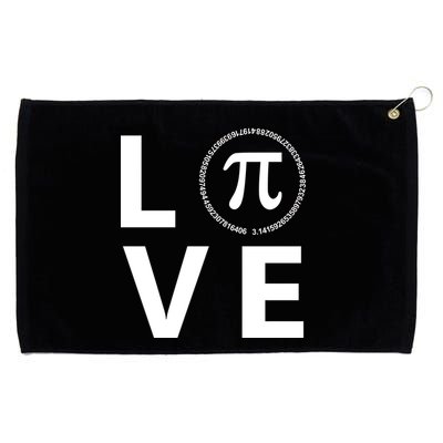 Love Pi Day 3.14 March 14th Math Geek Grommeted Golf Towel