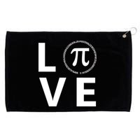 Love Pi Day 3.14 March 14th Math Geek Grommeted Golf Towel