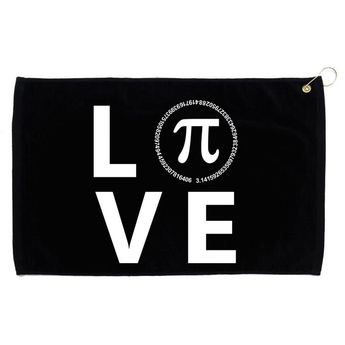 Love Pi Day 3.14 March 14th Math Geek Grommeted Golf Towel