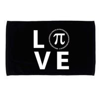Love Pi Day 3.14 March 14th Math Geek Microfiber Hand Towel