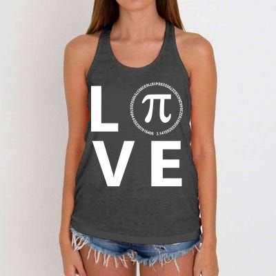 Love Pi Day 3.14 March 14th Math Geek Women's Knotted Racerback Tank