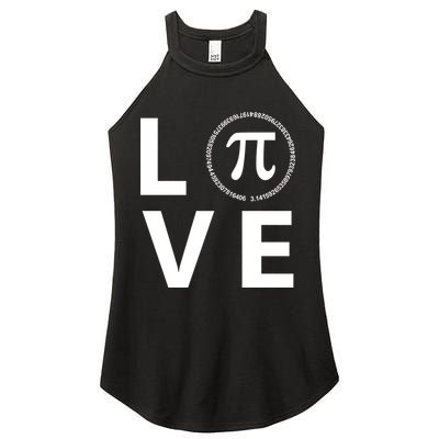 Love Pi Day 3.14 March 14th Math Geek Women's Perfect Tri Rocker Tank