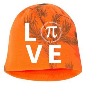 Love Pi Day 3.14 March 14th Math Geek Kati - Camo Knit Beanie