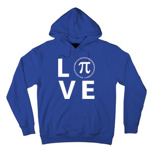 Love Pi Day 3.14 March 14th Math Geek Hoodie