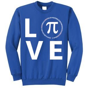 Love Pi Day 3.14 March 14th Math Geek Sweatshirt