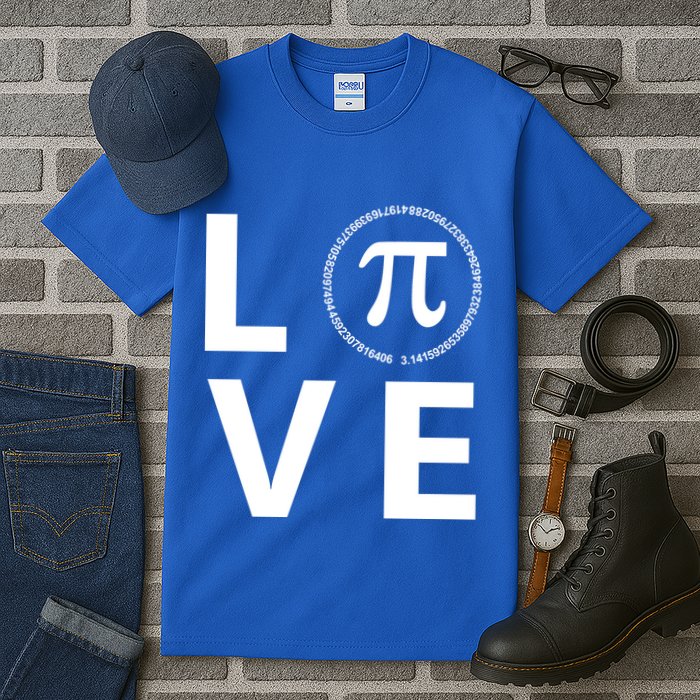 Love Pi Day 3.14 March 14th Math Geek Tall T-Shirt