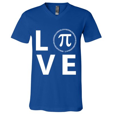 Love Pi Day 3.14 March 14th Math Geek V-Neck T-Shirt
