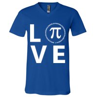 Love Pi Day 3.14 March 14th Math Geek V-Neck T-Shirt