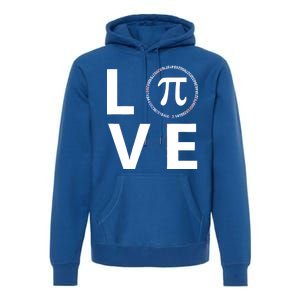 Love Pi Day 3.14 March 14th Math Geek Premium Hoodie