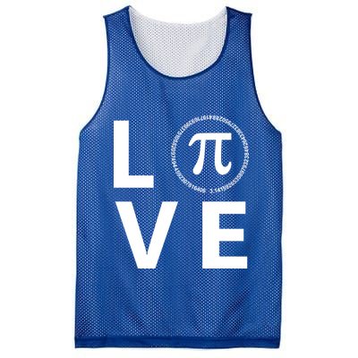 Love Pi Day 3.14 March 14th Math Geek Mesh Reversible Basketball Jersey Tank