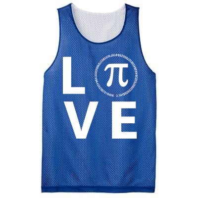 Love Pi Day 3.14 March 14th Math Geek Mesh Reversible Basketball Jersey Tank