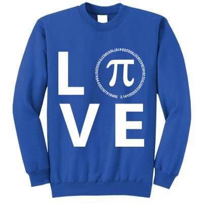 Love Pi Day 3.14 March 14th Math Geek Tall Sweatshirt