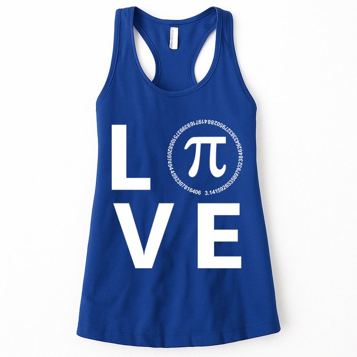 Love Pi Day 3.14 March 14th Math Geek Womens Tank Top