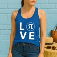 Love Pi Day 3.14 March 14th Math Geek Womens Tank Top