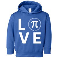Love Pi Day 3.14 March 14th Math Geek Toddler Hoodie