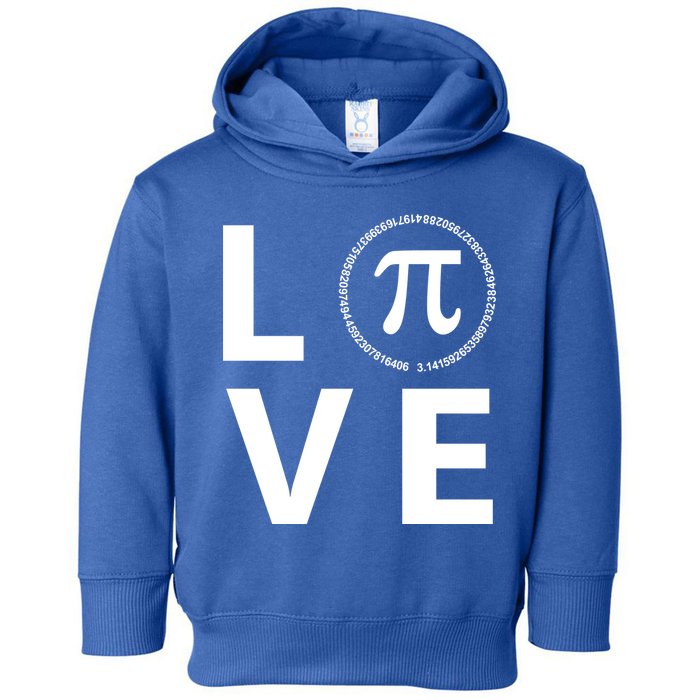 Love Pi Day 3.14 March 14th Math Geek Toddler Hoodie