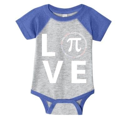 Love Pi Day 3.14 March 14th Math Geek Infant Baby Jersey Bodysuit