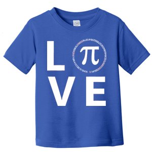 Love Pi Day 3.14 March 14th Math Geek Toddler T-Shirt