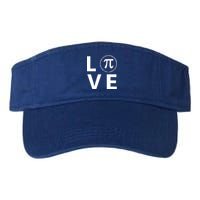 Love Pi Day 3.14 March 14th Math Geek Valucap Bio-Washed Visor