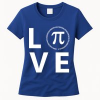 Love Pi Day 3.14 March 14th Math Geek Womens T-Shirt