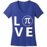 Love Pi Day 3.14 March 14th Math Geek Women's V-Neck T-Shirt