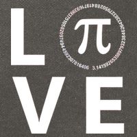 Love Pi Day 3.14 March 14th Math Geek Cotton Canvas Backpack