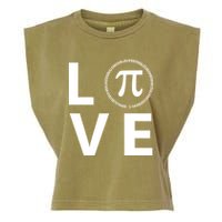 Love Pi Day 3.14 March 14th Math Geek Garment-Dyed Women's Muscle Tee