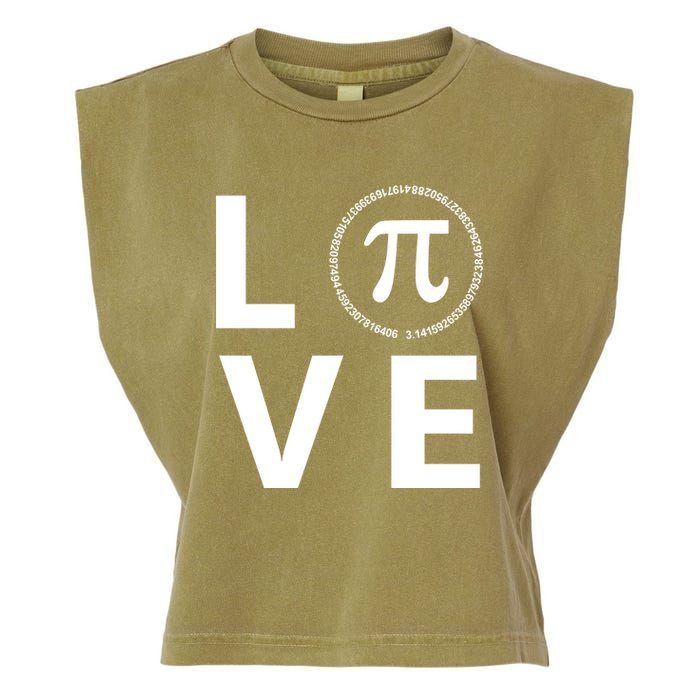 Love Pi Day 3.14 March 14th Math Geek Garment-Dyed Women's Muscle Tee