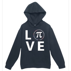 Love Pi Day 3.14 March 14th Math Geek Urban Pullover Hoodie